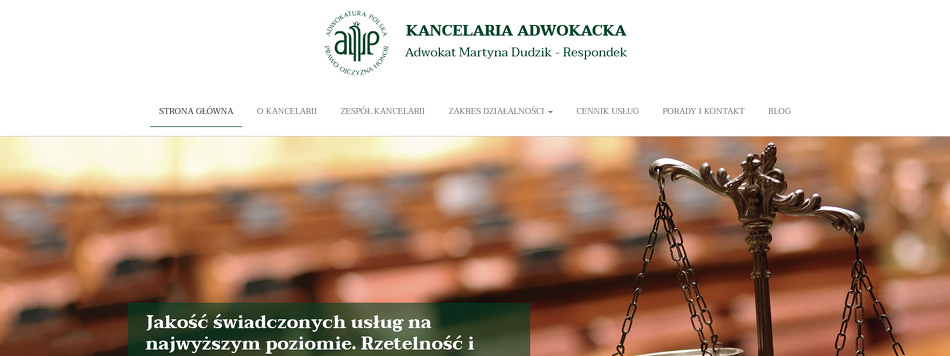 KANCELARIA ADWOKACKA ADWOKAT MARTYNA DUDZIK