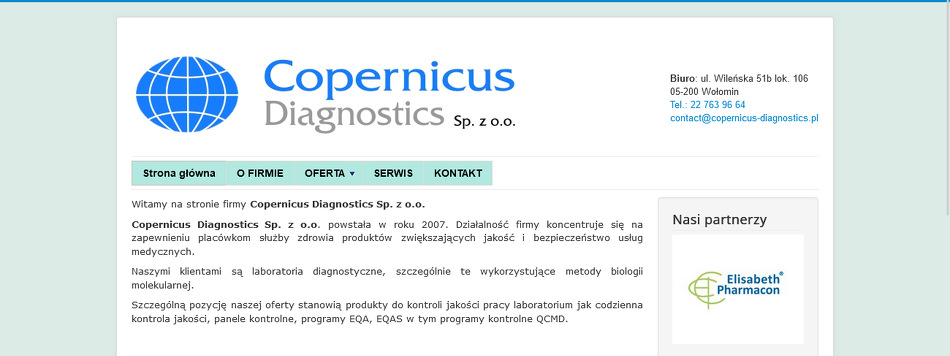 COPERNICUS DIAGNOSTICS SP. Z O.O.