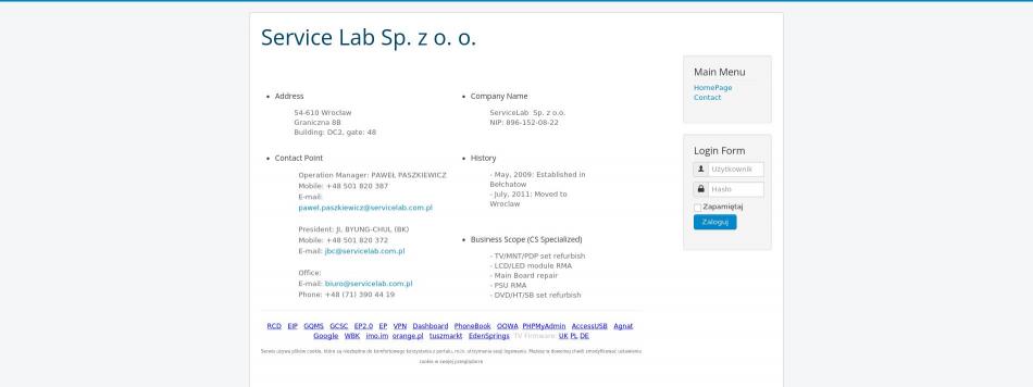 SERVICE LAB SP Z O O